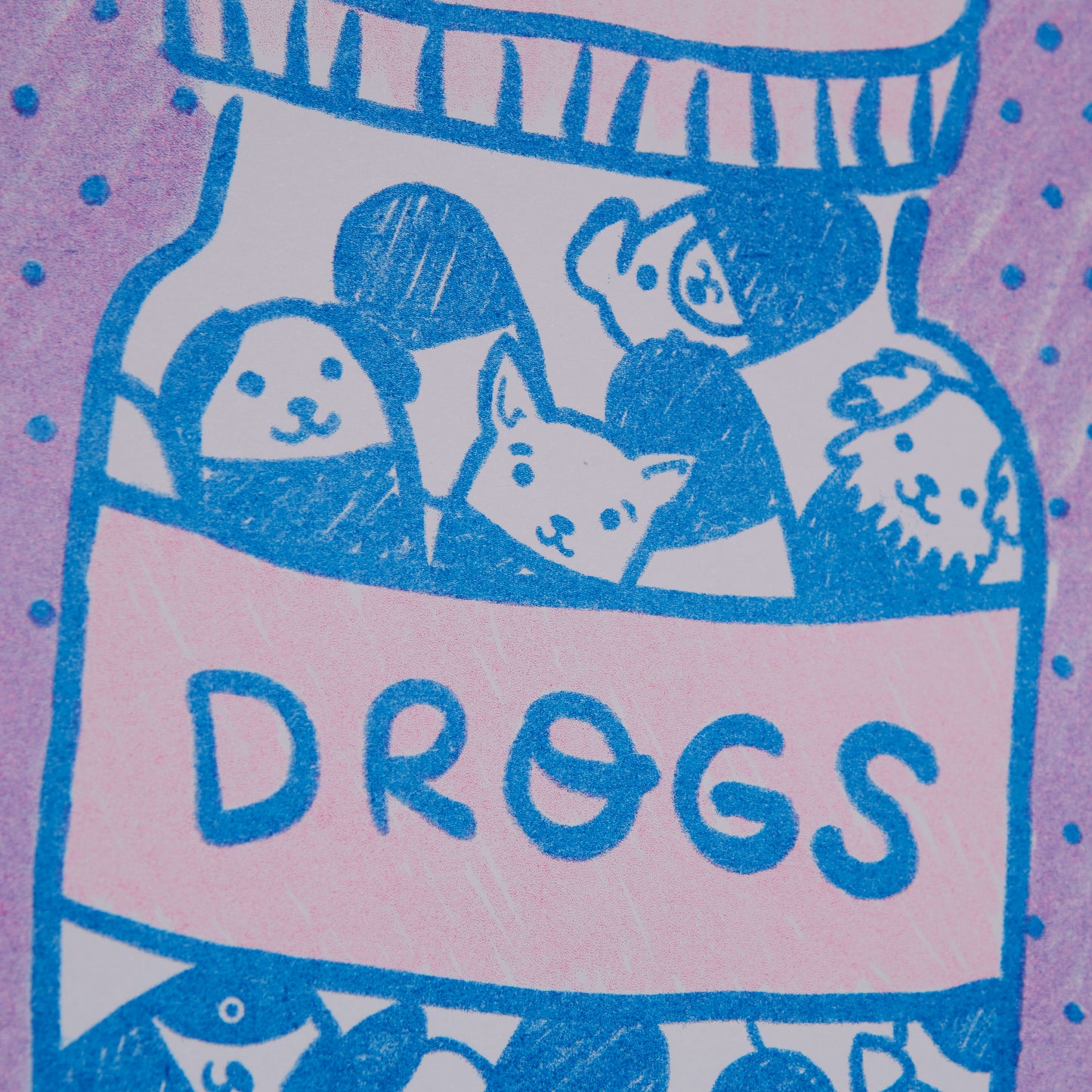 Risografía “Drogs”